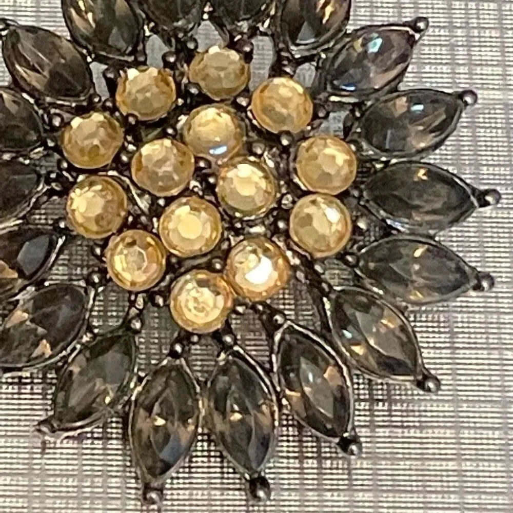 Brooch pin scarf jewelry black retro wedding beautiful costume jewelry